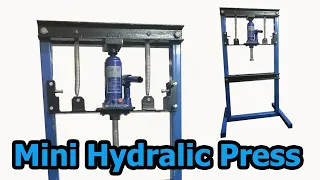 Homemade Compact and Very Simple 4 ton Jack Hydraulic  Press.
