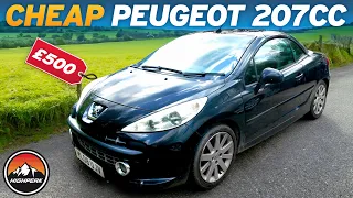 I BOUGHT A CHEAP PEUGEOT 207CC FOR £500!