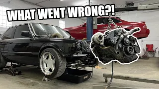 Tearing Down My BLOWN UP 515WHP Turbo M52