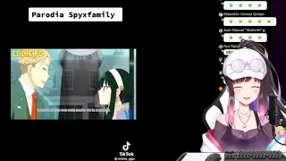 Hana Yomeguri reacciona a una parodia de SPY X FAMILY