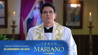 Sábado: Mistérios Gozosos | Terço Mariano com @PadreManzottiOficial | 30/12/23