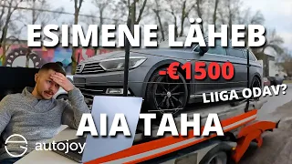 Minu esimene autooksjon - kogemused + auto kättesaamine