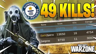*WORLD RECORD* 49 KiLL TRiO WARZONE GAMEPLAY!! (WORLD'S  MOST KiLLS iN A GAME)