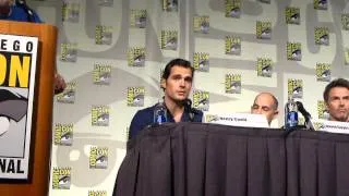 Superman 75th Anniversary Panel Comic Con 2013 Video #4 - Henry Cavill Answers Question