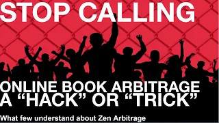This isn't a "trick" or "hack": Calling out a big Amazon FBA bookseller lie about OBA/Zen Arbitrage