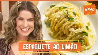 Macarrão com molho de limão e queijo parmesão | Rita Lobo | Cozinha Prática