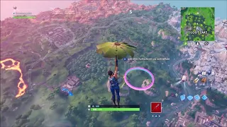 Fortbyte #04 Zugänglich mit dem Kondensstreifen Plasmaschweif über Loot Lake durch Ringe fliegen