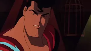 Superman meets Batman for the first time