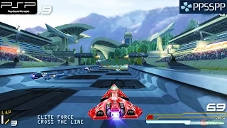 Wipeout Pure - PSP Gameplay 1080p (PPSSPP)