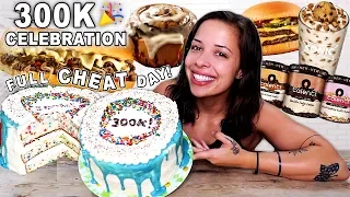 FULL CHEAT DAY!! 300K Celebration (7,800 calories!)