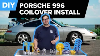 Porsche 996 911 Coilover Installation DIY (1999-2005 Porsche 996 Carrera Ohlins Coilover Kit)