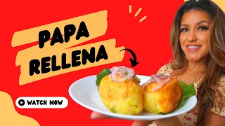 Peruvian Papa Rellena De Carne | Crispy Stuffed Potatoes Recipe