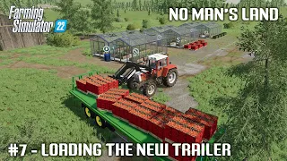 Loading Tomatoes, Making New Fields - #7 No Man's Land - Farming Simulator 22