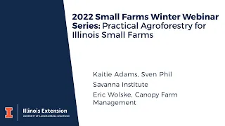 Small Farms Webinar Series: Introduction to Agroforestry