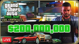 🔴 GTA ONLINE $200 MILLION SPENDING SPREE!! (THE CONTRACT DLC + ALL MISSIONS)