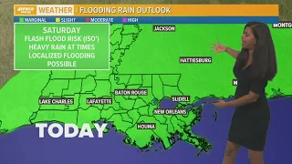 New Orleans Weather: Scattered downpours over weekend