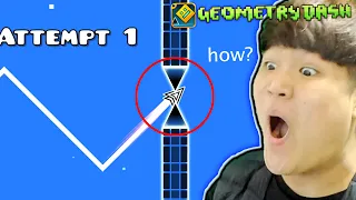 1 ATTEMPT CHALLENGE: TIGHTEST WAVE CHALLENGE🔥 | Geometry Dash