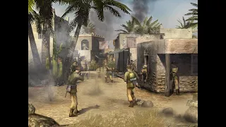 Men of War В тылу Врага 2: Лис пустыни. Кампания за Германию. Миссия№3-Крепость в пустыне.Часть№1