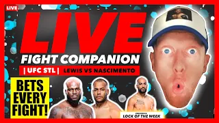 FIGHT COMPANION | UFC St Louis: Lewis vs Nascimento | LIVE STREAM | #UFCStLouis | We Want Picks
