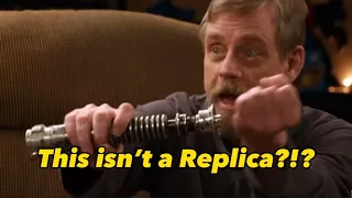 Mark Hamill GEEKS out about his old lightsaber