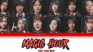 JKT48- MAGIC HOUR || Color coded lyric 25th original single