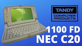 The Tandy 1100 FD with DOS 3 and Deskmate Vintage laptop