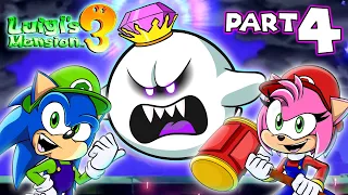 👻 King Boo ENDGAME! - Sonic and Amy Play Luigi's Mansion 3 (FINALE)