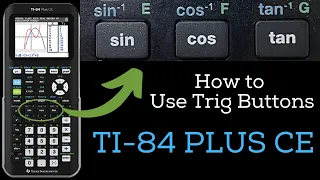 Use Sin, Cos, Tan Buttons on TI-84 Plus CE