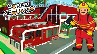 ДМИТРИЧ И ПЕТРОВИЧ РАБОТАЮТ ПАЖАРНЫМИ !!! РЕАЛЬНАЯ ЖИЗНЬ в Scrap Mechanic !!!