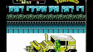 Teenage Mutant Ninja Turtles II The Arcade Game (NES) Full Longplay