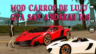 Mod de carros deportivos GTA san andreas iphone, ipod y ipad