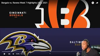 Bengals vs. Ravens Week 7 Highlights | NFL 2021