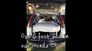 Honda CR-V camper!