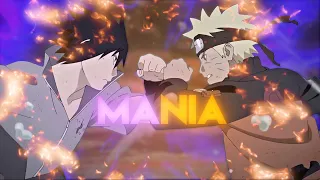 Naruto VS Sasuke - Mania [Edit/AMV] 4K!