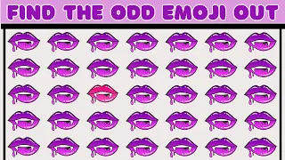 How Good Are Your Eyes ? | Find The Odd Emoji | Emoji Quiz |@QuizdomDynasty502