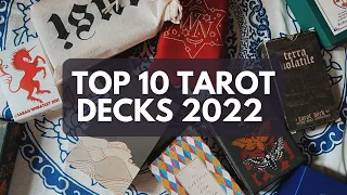 Ranking my 10 Favorite Top Tarot Decks in 2022