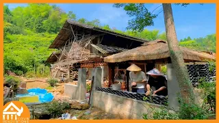 Genius Man Renovates Abandoned House into Luxury villa | Transform and Cleaning the Yard