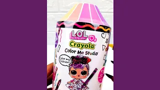 LOL Surprise Crayola Color Me Studio! 💖 Satisfying Video ASMR #lolsurprise #unboxing