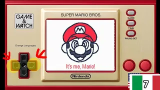 The Mario Drawing Song on the Game and Watch: Super Mario Bros. (2020) | All Languages