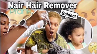 I PUT NAIR HAIR REMOVER IN MY BESTFRIEND DAUGHTER HAIR *PRANK*