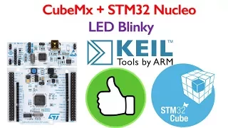 STM32 Nucleo Tutorial 1- LED Blinking code generation using STM32CubeMx for Keil