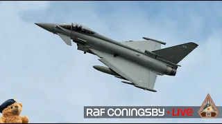 LIVE PART2 TYPHOON FGR4 ACTION • 4 PERFORMANCE TAKEOFFS | QRA STATION RAF CONINGSBY 23.05.23