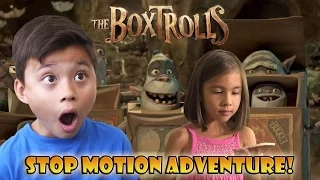 THE BOXTROLLS to the RESCUE! Stop Motion Adventure!