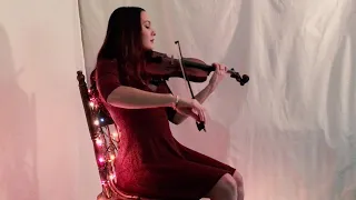 O Come O Come Emmanuel (Violin Cover//Christie Bates)