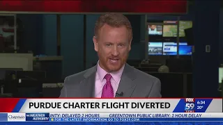 Purdue basketball team's charter flight diverted on way to Maryland game