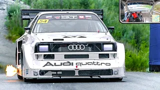 830Hp AUDI QUATTRO S1 E3 || Group B Gatebil Monster ONBOARD