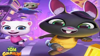 Talking Tom Gold Run New Update New Character Talking Becca unlocked vs Roy Raccoon Gameplay