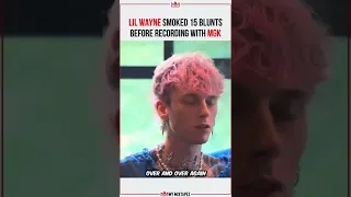 Lil Wayne smoked 15 blunts before recording with MGK 👀