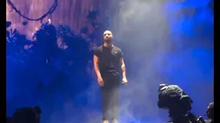 DRAKE PERFORMING GODS PLAN FOR THE FIRST TIME LIVE (CRAZY)