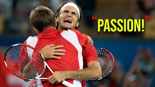 Tennis "Craziest" Doubles Match EVER! (Federer's Passion as you've NEVER seen it before)
